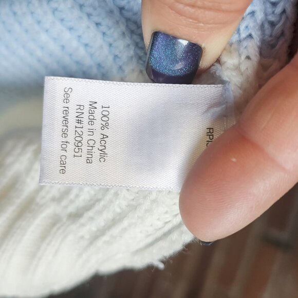 SO Striped Collared Sweater – Size L - Picture 2 of 6